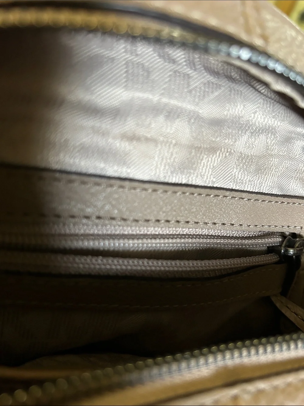 Michael Kors Pebbled Leather Backpack in Taupe